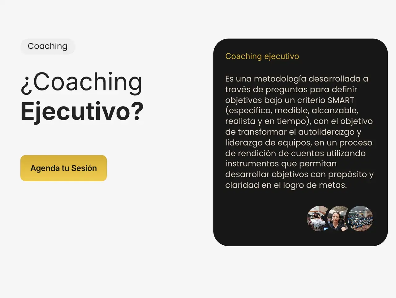 Coaching ejecutivo en el sitio de Carmen Fonseca