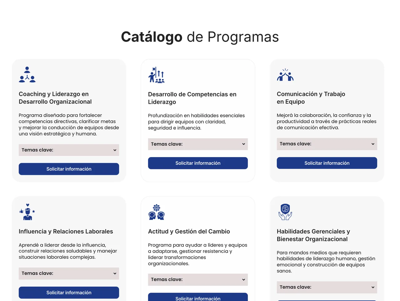 Programas en el sitio de Carmen Fonseca