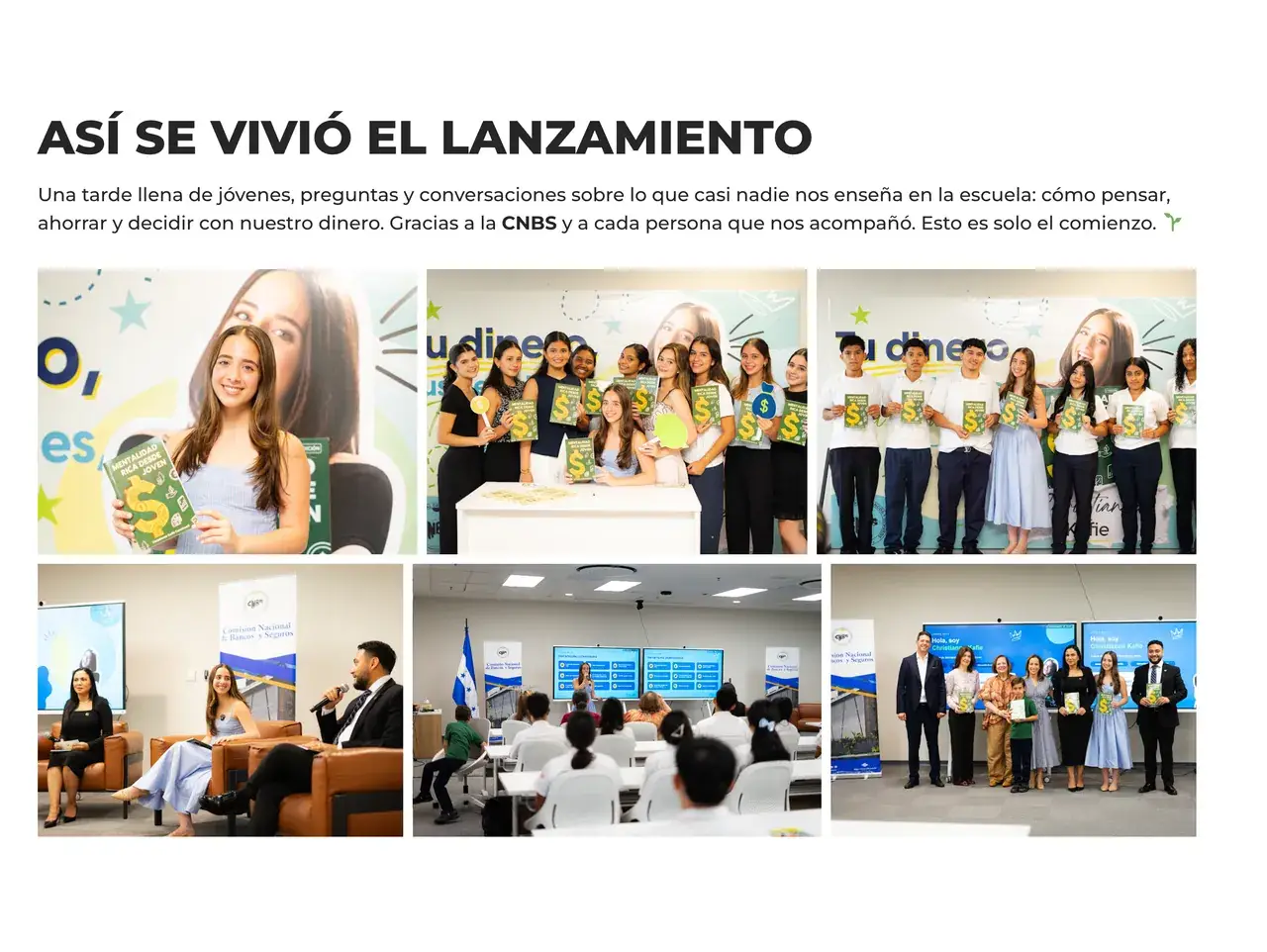 Lanzamiento en el sitio de Christianne Kafie