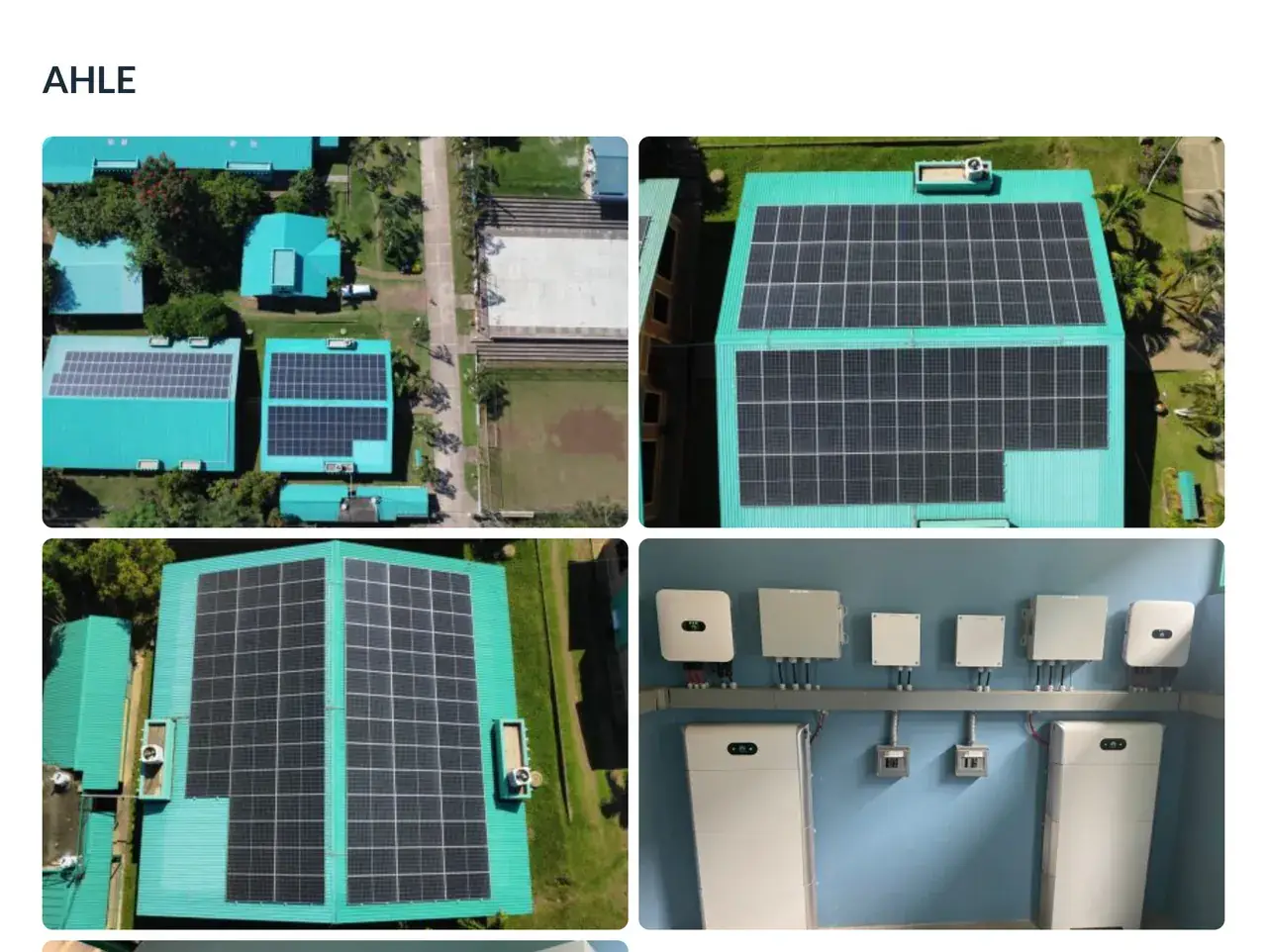 AHLE en el sitio de Green Energy Honduras