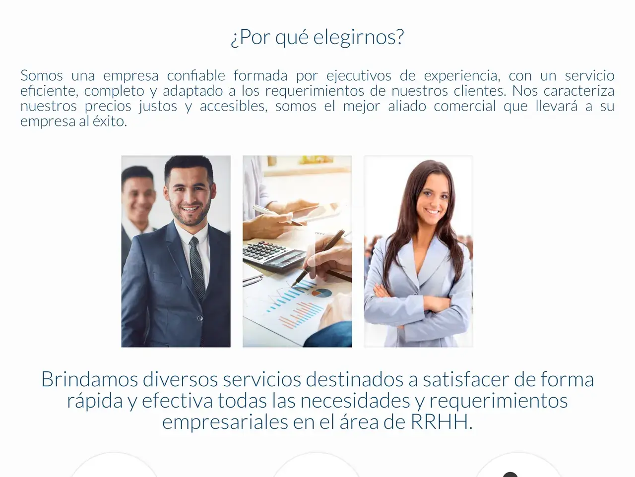 Por qué elegirnos en el sitio de HN SERH