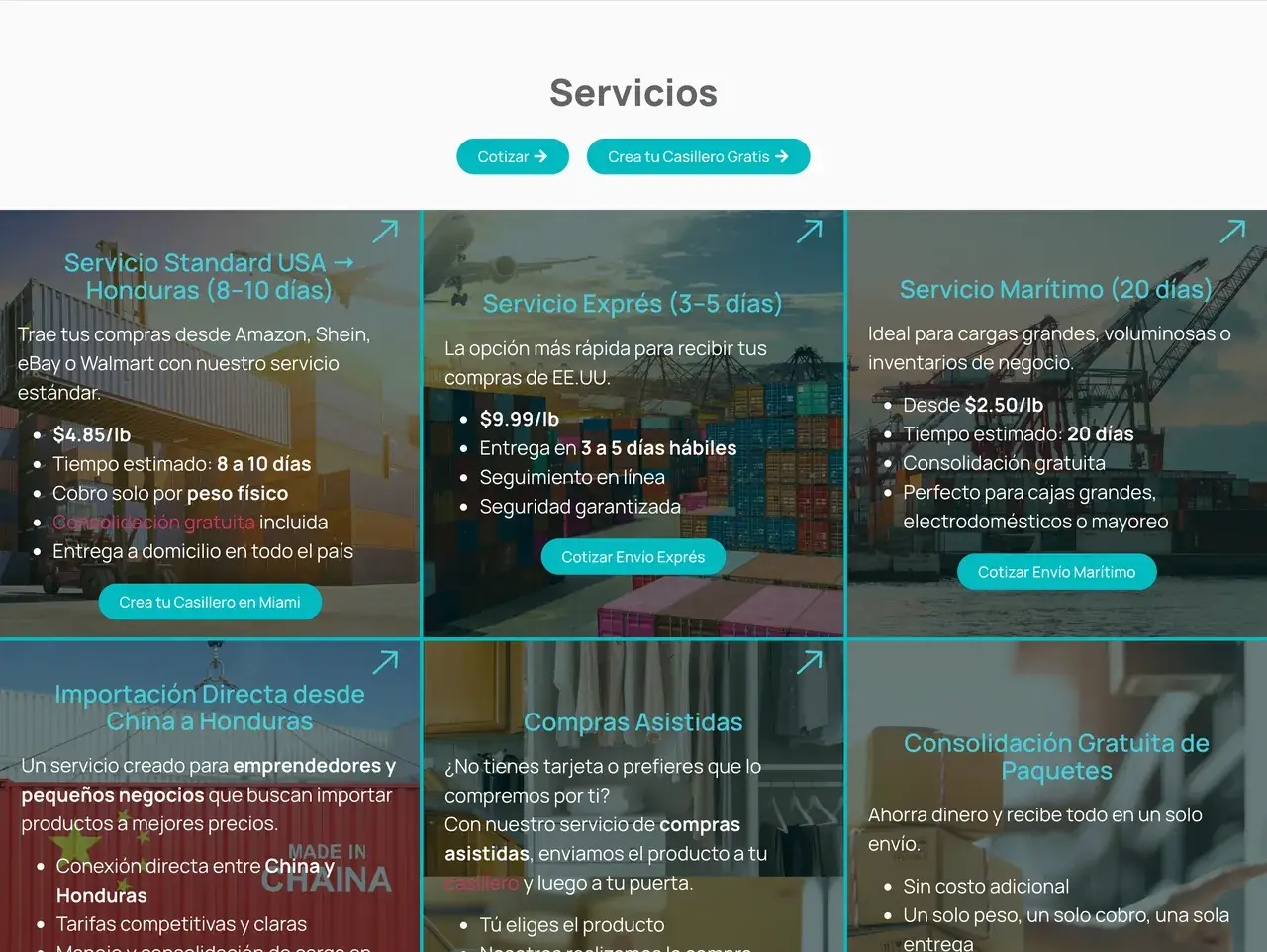 Servicios en el sitio de Intelliship