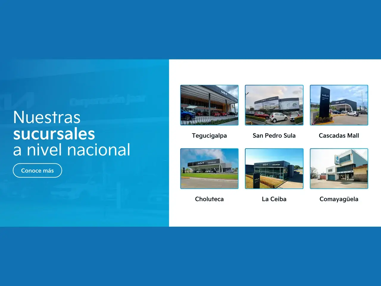 Sucursales en el sitio de Corporación JAAR
