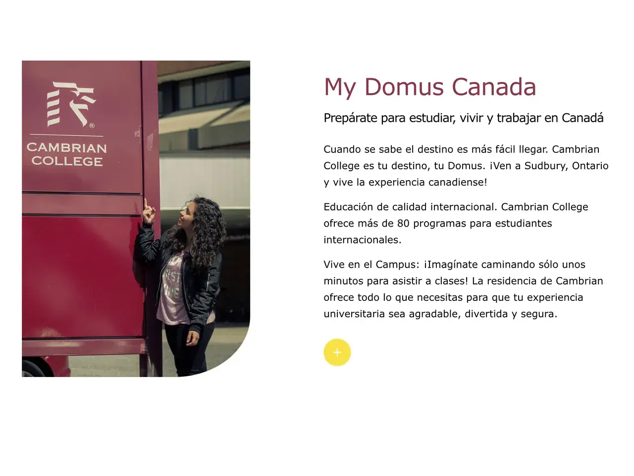 My Domus Canada en el sitio de MyDomus Canada