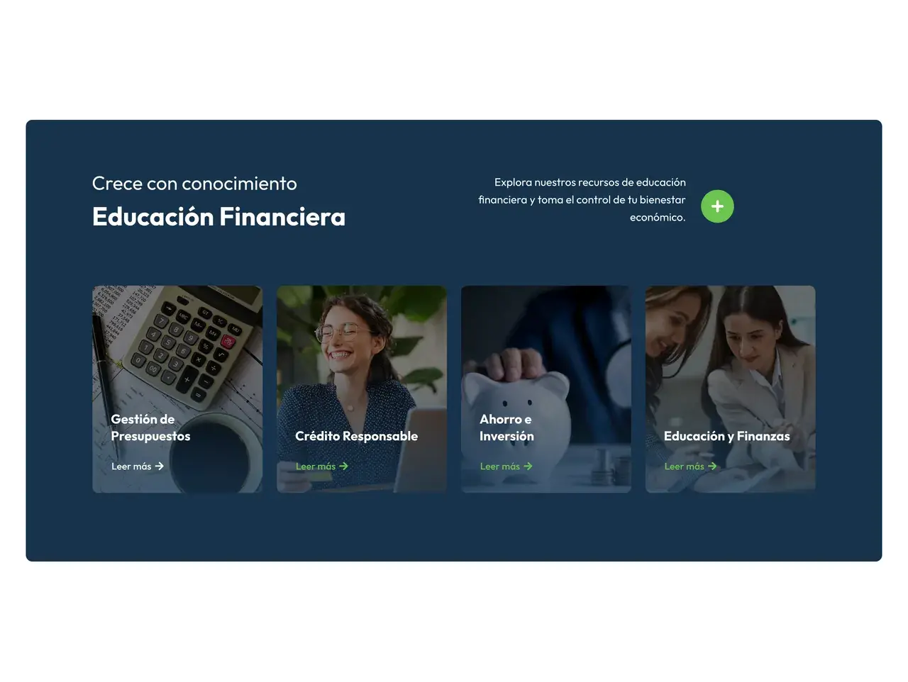 Educación financiera en el sitio de Solinver